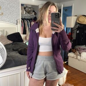 lulemon full length zip up scuba